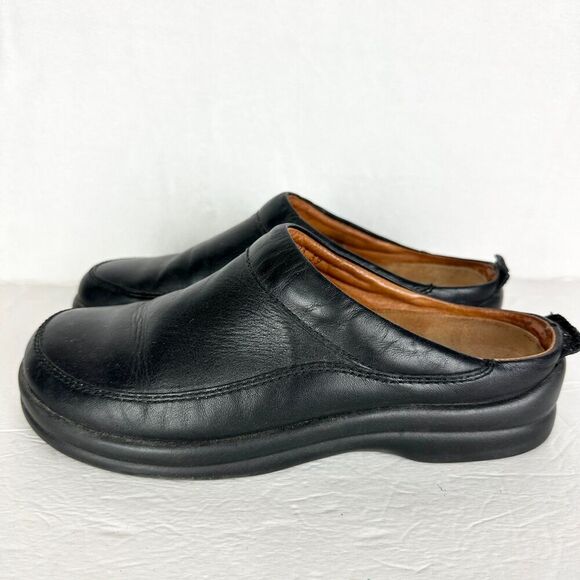 Birkenstock Shoes - Birkenstock Footprints Ashby Leather Clog Mule Size 39 US 8-8.5 Black Slip On
